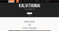 Desktop Screenshot of kalvithunai.org